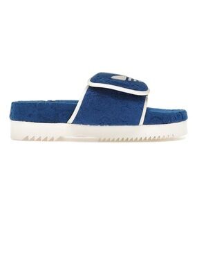 Gucci x Adidas GG Platform Sandals Blue Men’s Size 10 702412